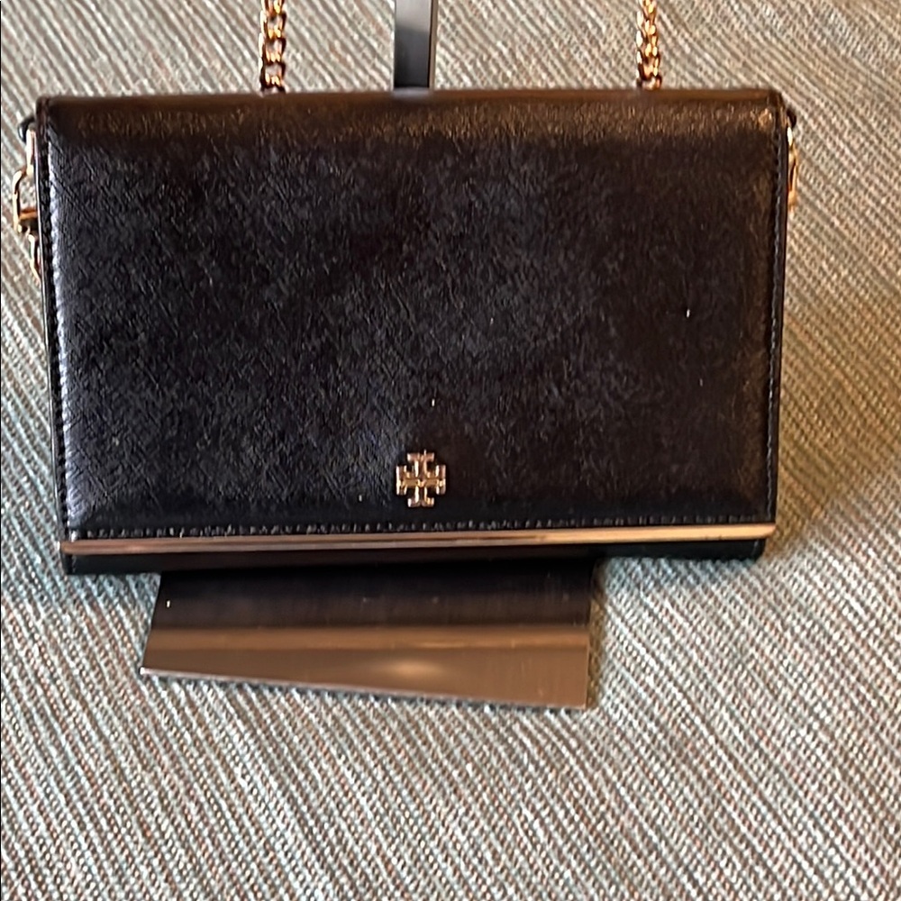 Tory Burch Black Leather Women's Bag and dust bag